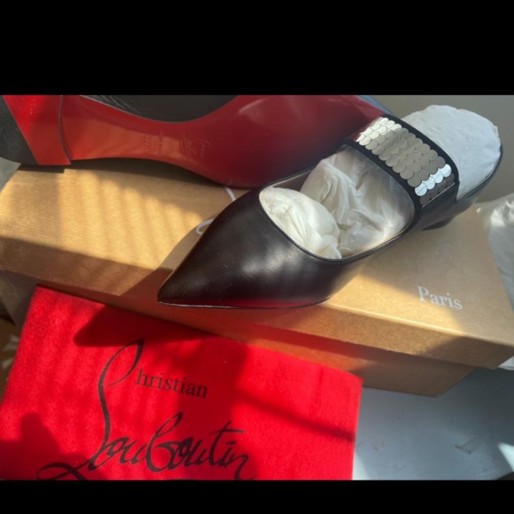 Christian Louboutin Pointy Flate with studs